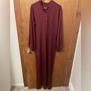Stylish jumpsuit for all occasions Burgundy Dress